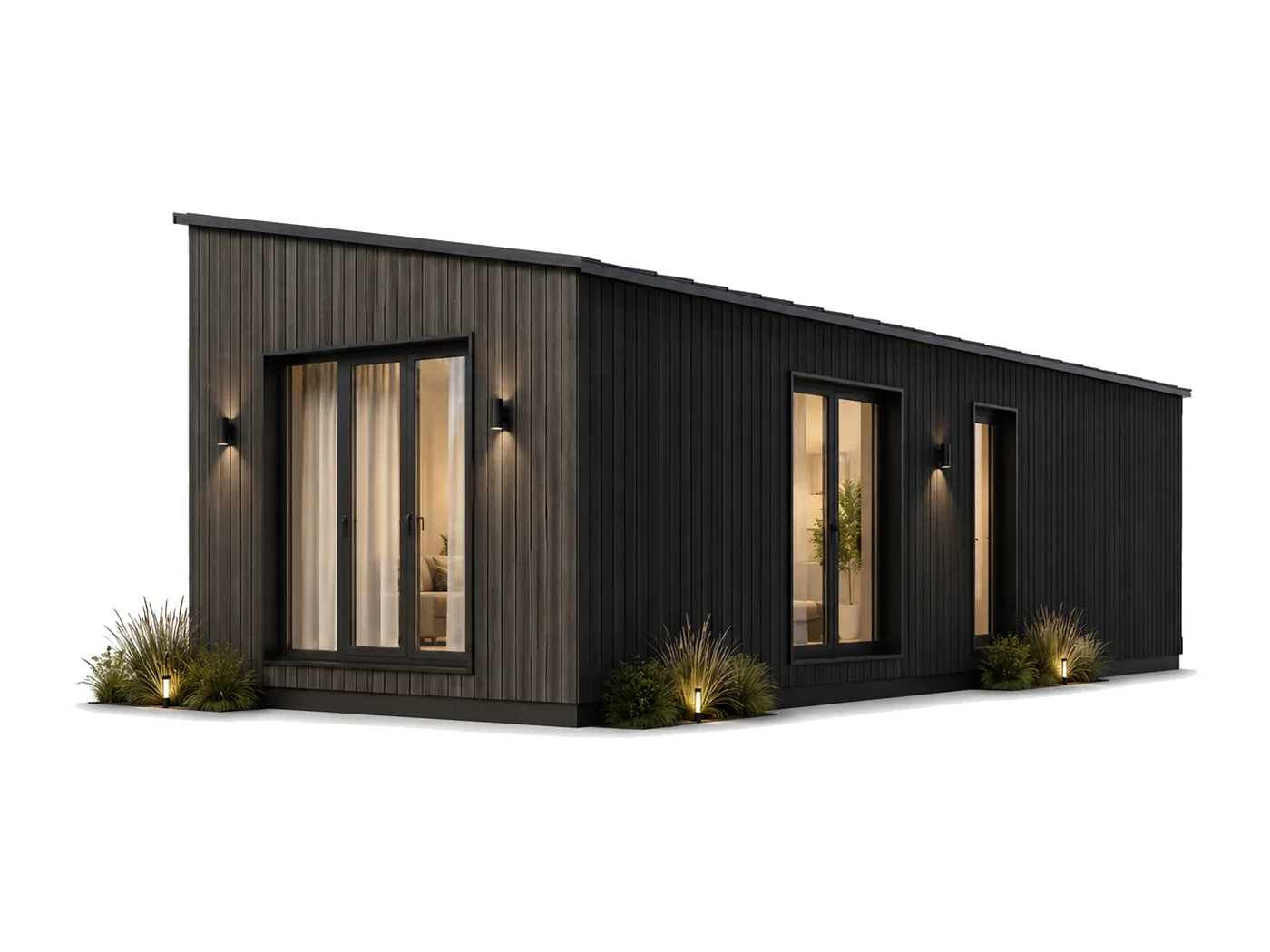 38 m² mazā māja ar vienu guļamistabu