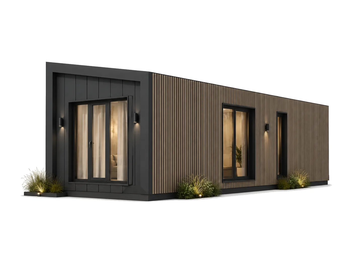 38 m² mazā māja ar divām guļamistabām